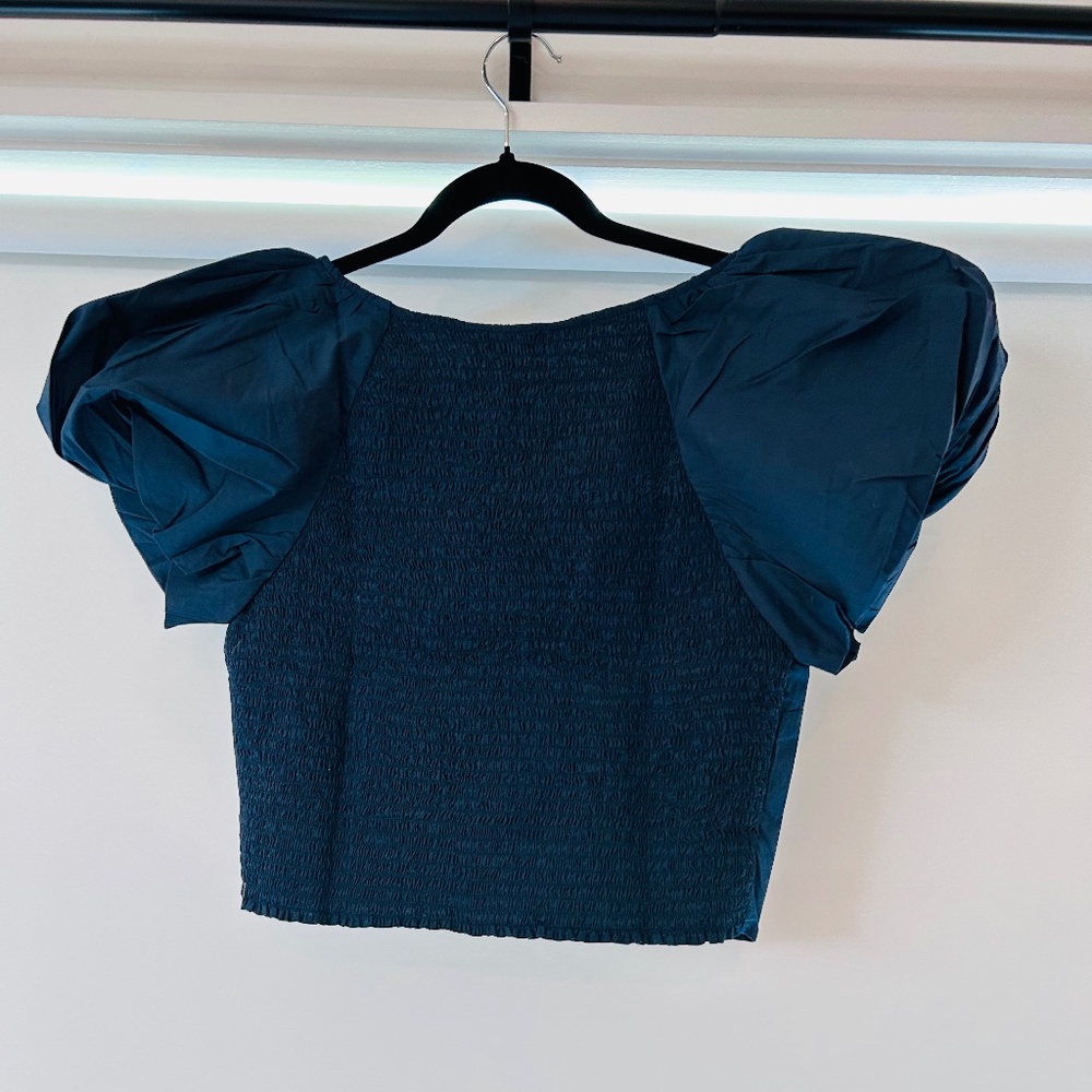 J.Crew Fitted Puff-sleeve Top - Picture 6 of 6